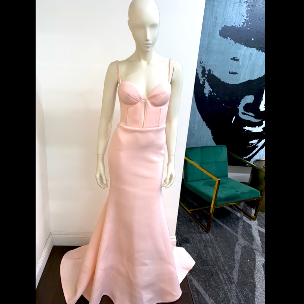 Baby pink dress